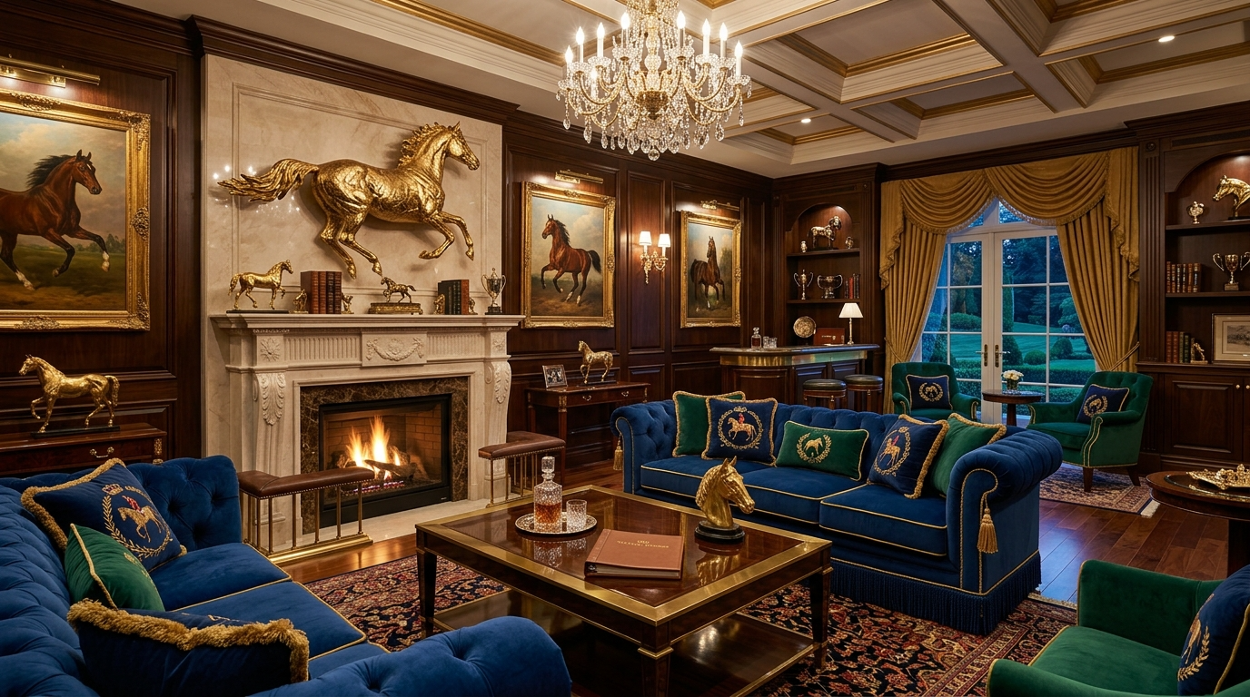 Add brass or antique gold accents for refined warmth